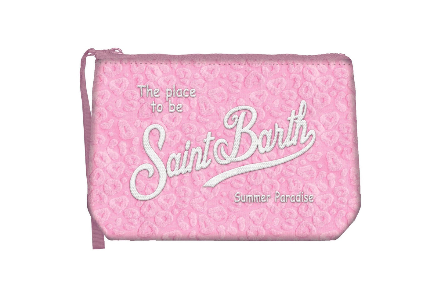 POCHETTE MC2 SAINT BARTH IN SPUGNA ROSA MACULATA - Angel Luxury