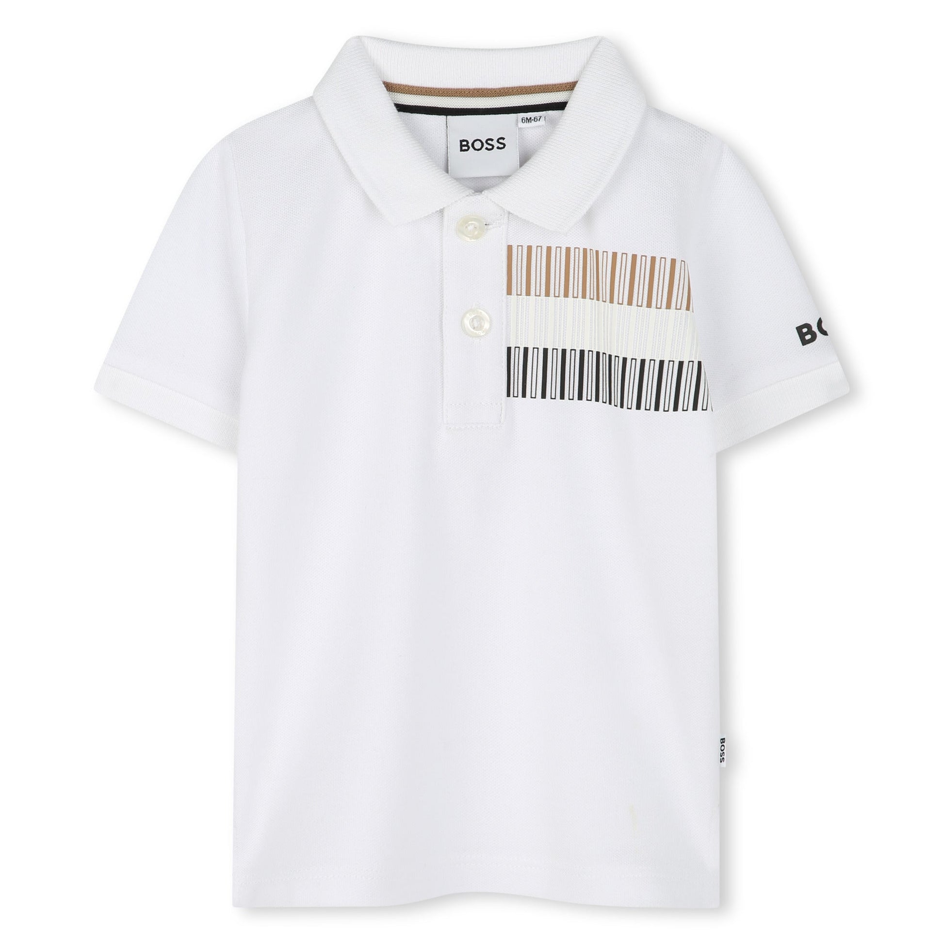 POLO CON LOGO A RIGHE HUGO BOSS - Angel Luxury