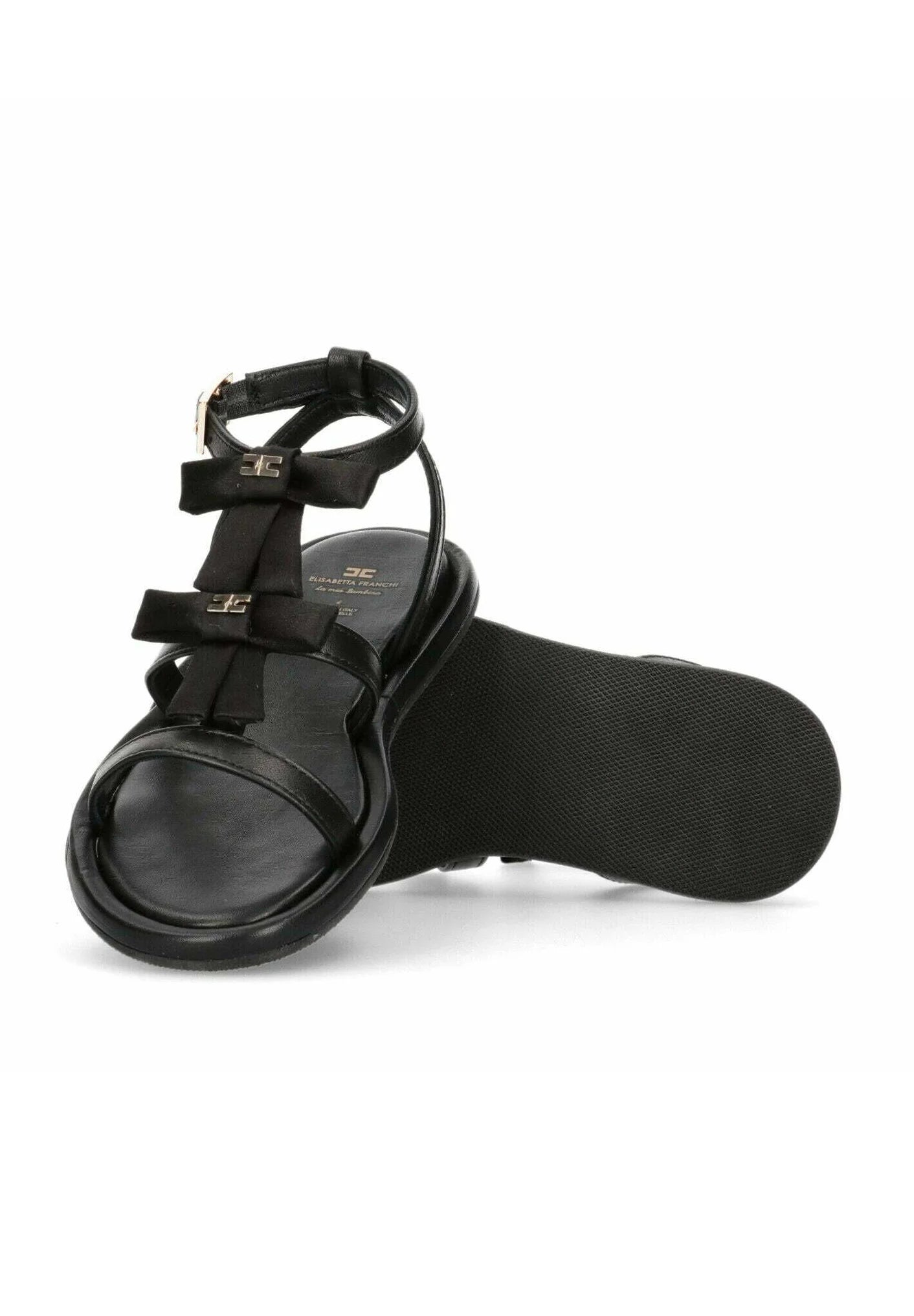 SANDALO NERO ELISABETTA FRANCHI - Angel Luxury