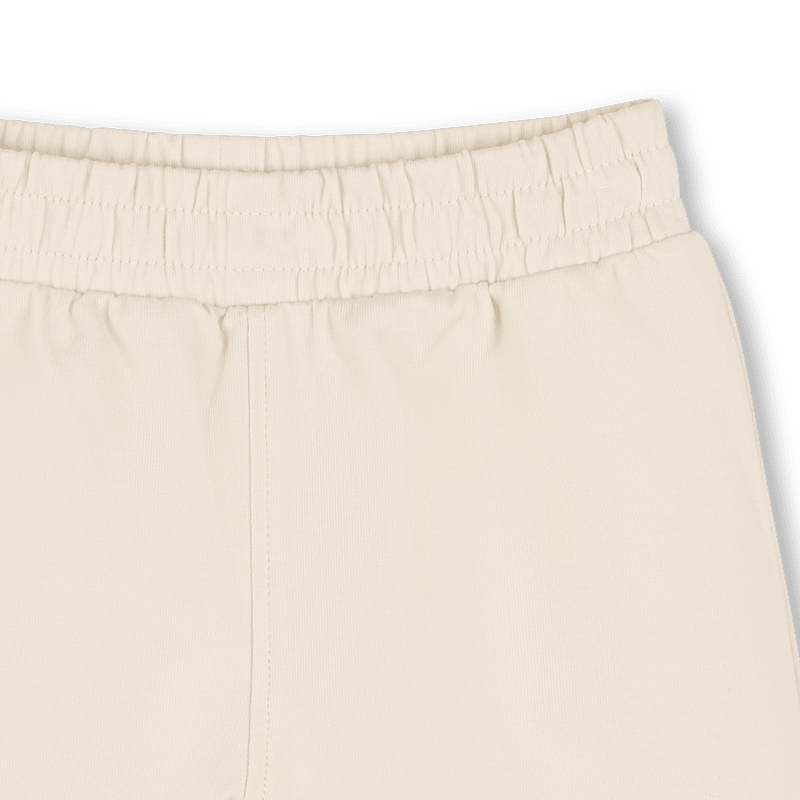 SET DI T - SHIRT+FELPA+BERMUDA BEIGE CON LOGO GOMMATO BIANCO BOSS - Angel Luxury