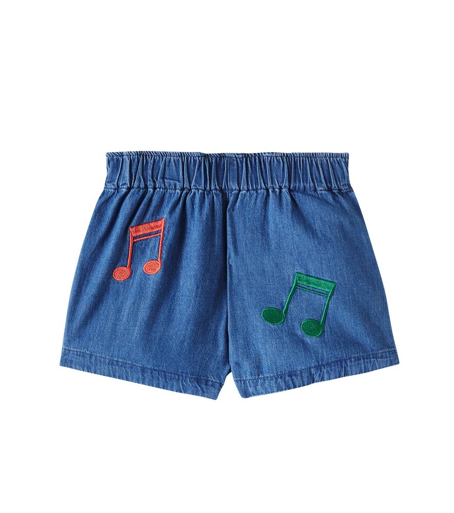 SHORTS IN DENIM CON MUSICA MINI RODINI - Angel Luxury