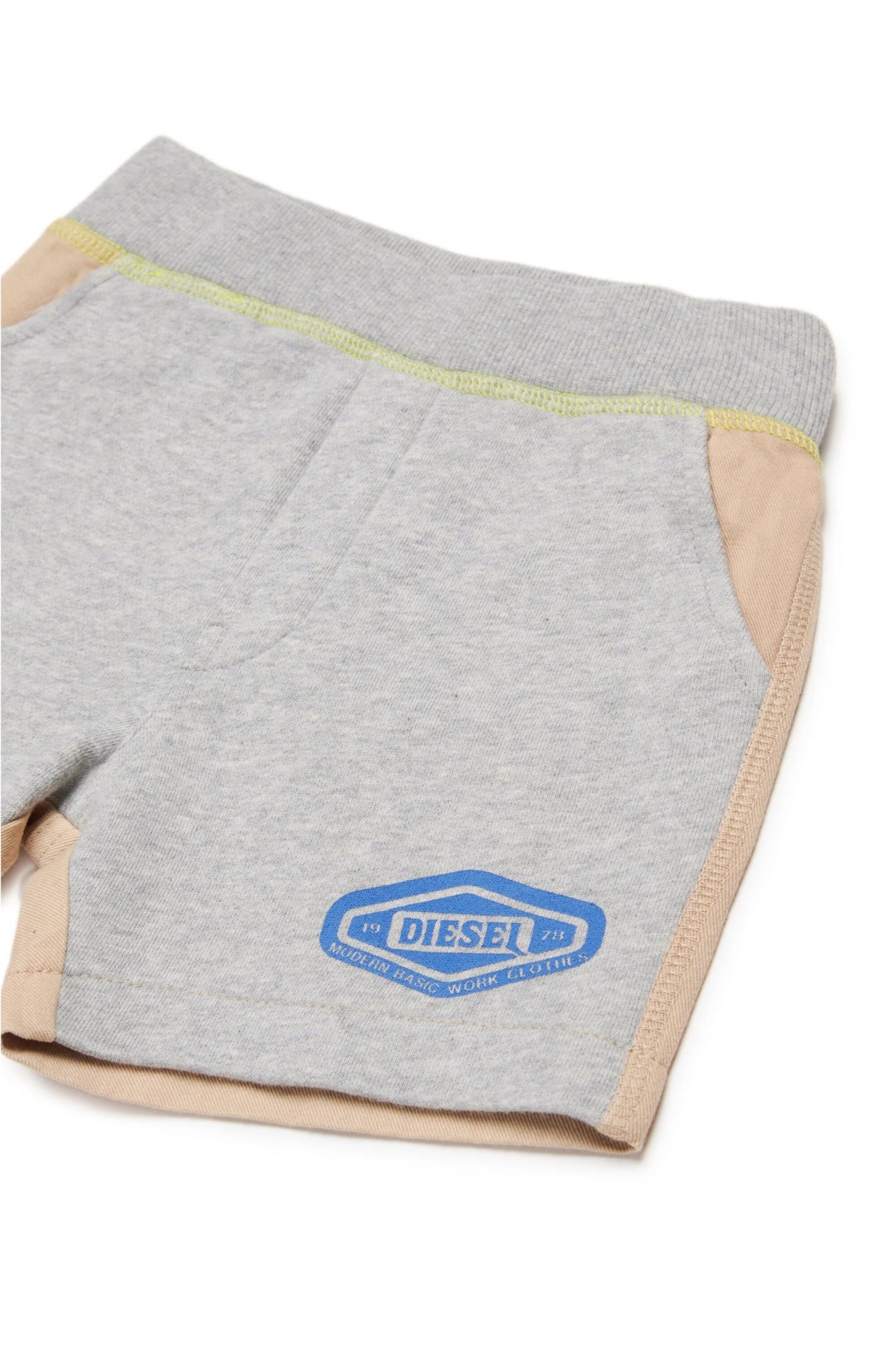 SHORTS IN FELPA BEIGE/GRIGIO DIESEL - Angel Luxury