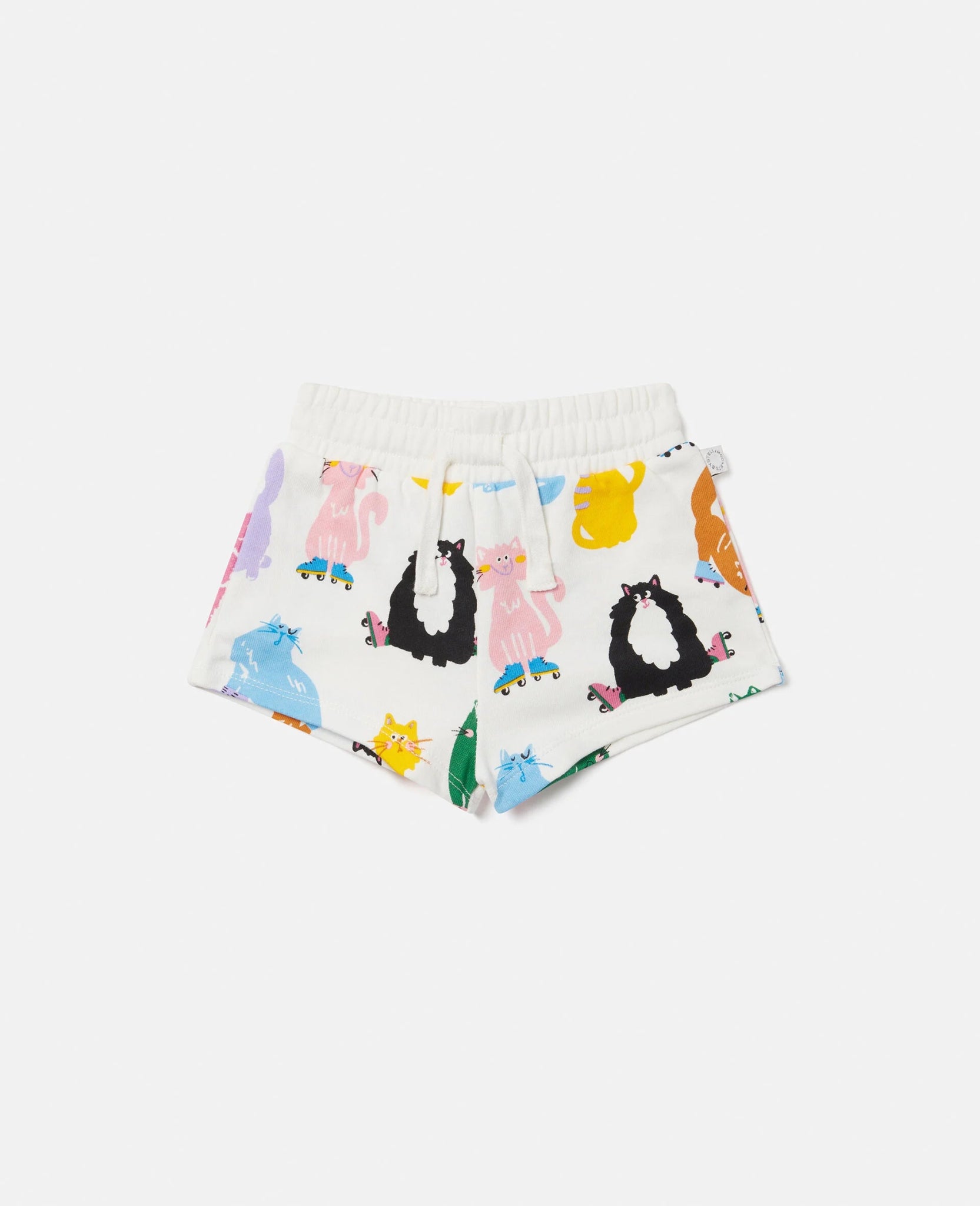 SHORTS IN FELPA CON GATTINI STELLA MCCARTNEY - Angel Luxury