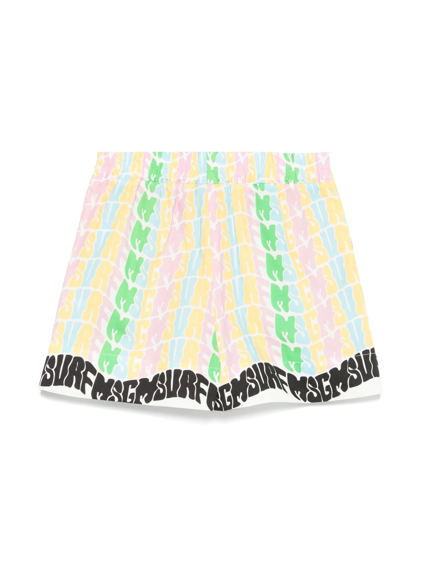 SHORTS LOGATO MULTICOLOR MSGM - Angel Luxury