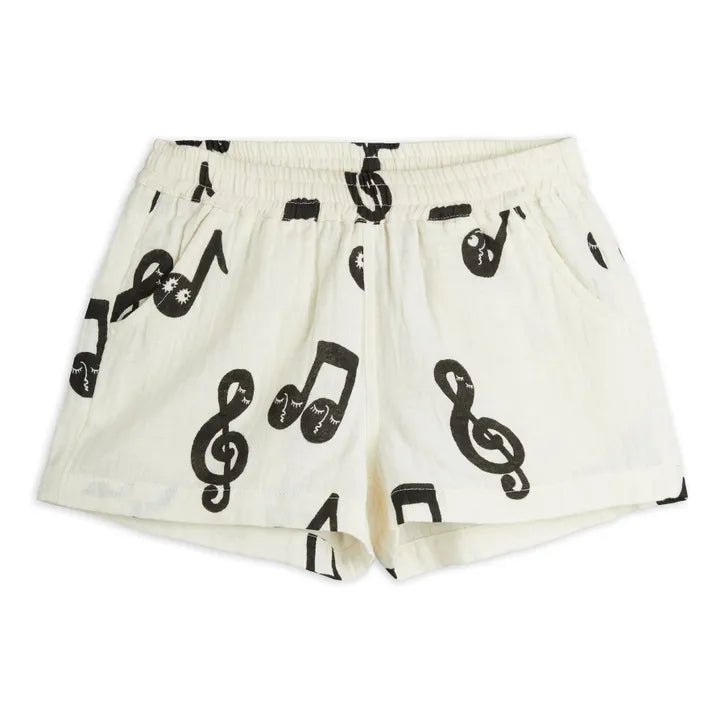 SHORTS PANNA CON NOTE MUSICALI MINI RODINI - Angel Luxury