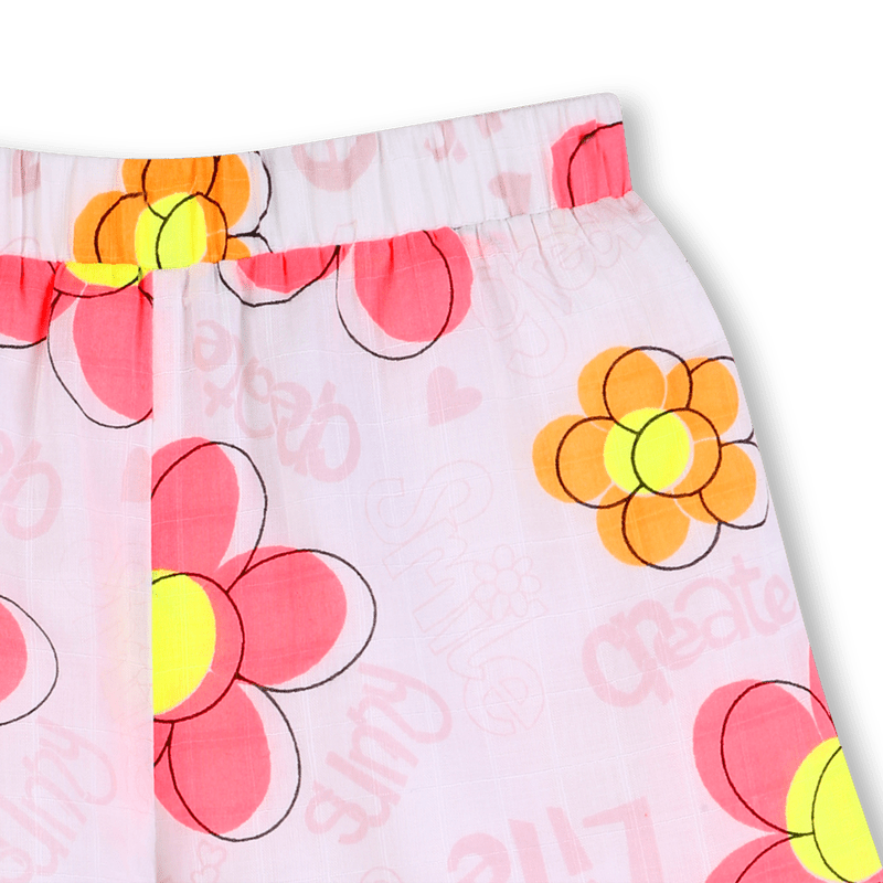 SHORTS ROSA A FIORI BILLIEBLUSH - Angel Luxury