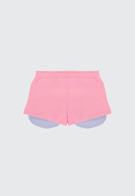 SHORTS ROSA CON LOGO BARROW - Angel Luxury