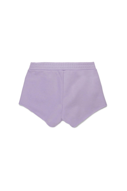 SHORTS VIOLA CON LOGO BIANCO MARNI - Angel Luxury