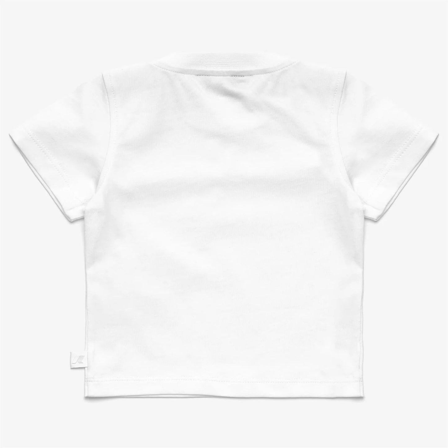 T - SHIRT BIANCA CON DELFINO VIOLA K - WAY - Angel Luxury