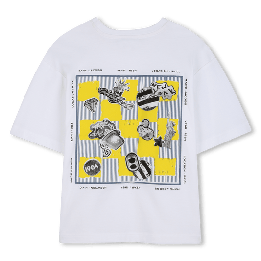 T - SHIRT BIANCA CON LOGO MARC JACOBS - Angel Luxury