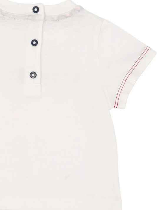 T - SHIRT BIANCA CON LOGO MULTICOLORE MISSONI - Angel Luxury
