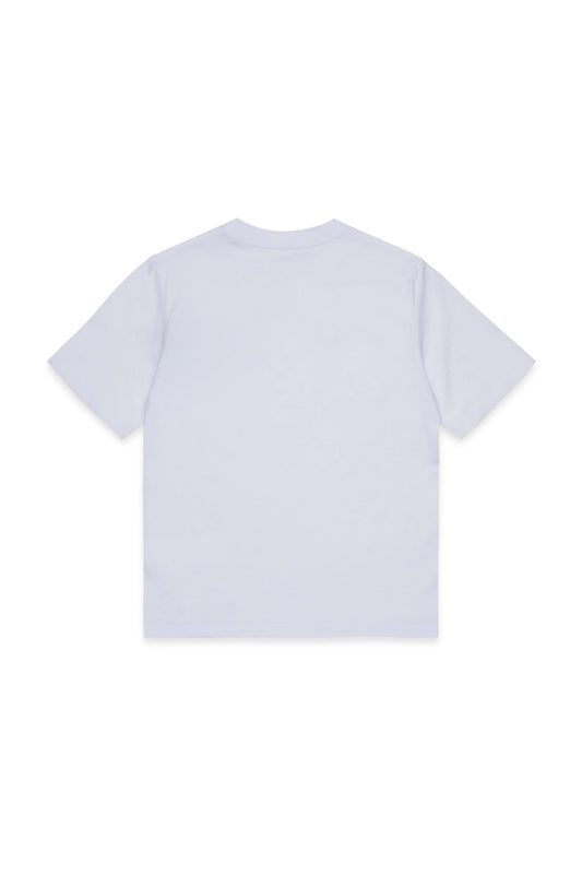 T - SHIRT BIANCA CON LOGO SCRITTO A MANO MAISON MARGIELA - Angel Luxury