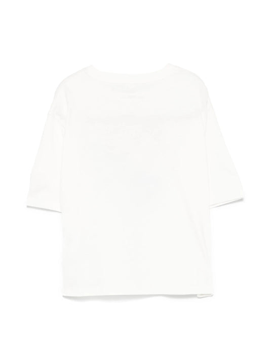 T - SHIRT CON CUORI CORTA BIANCA STELLA MCCARTNEY - Angel Luxury