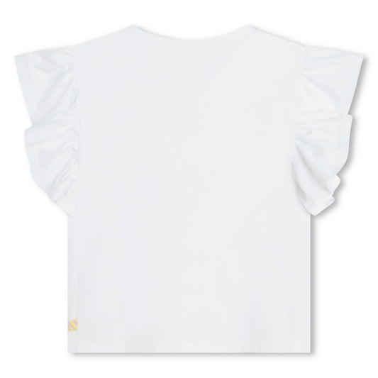 T - SHIRT CON SCRITTA PAILLETTES - Angel Luxury