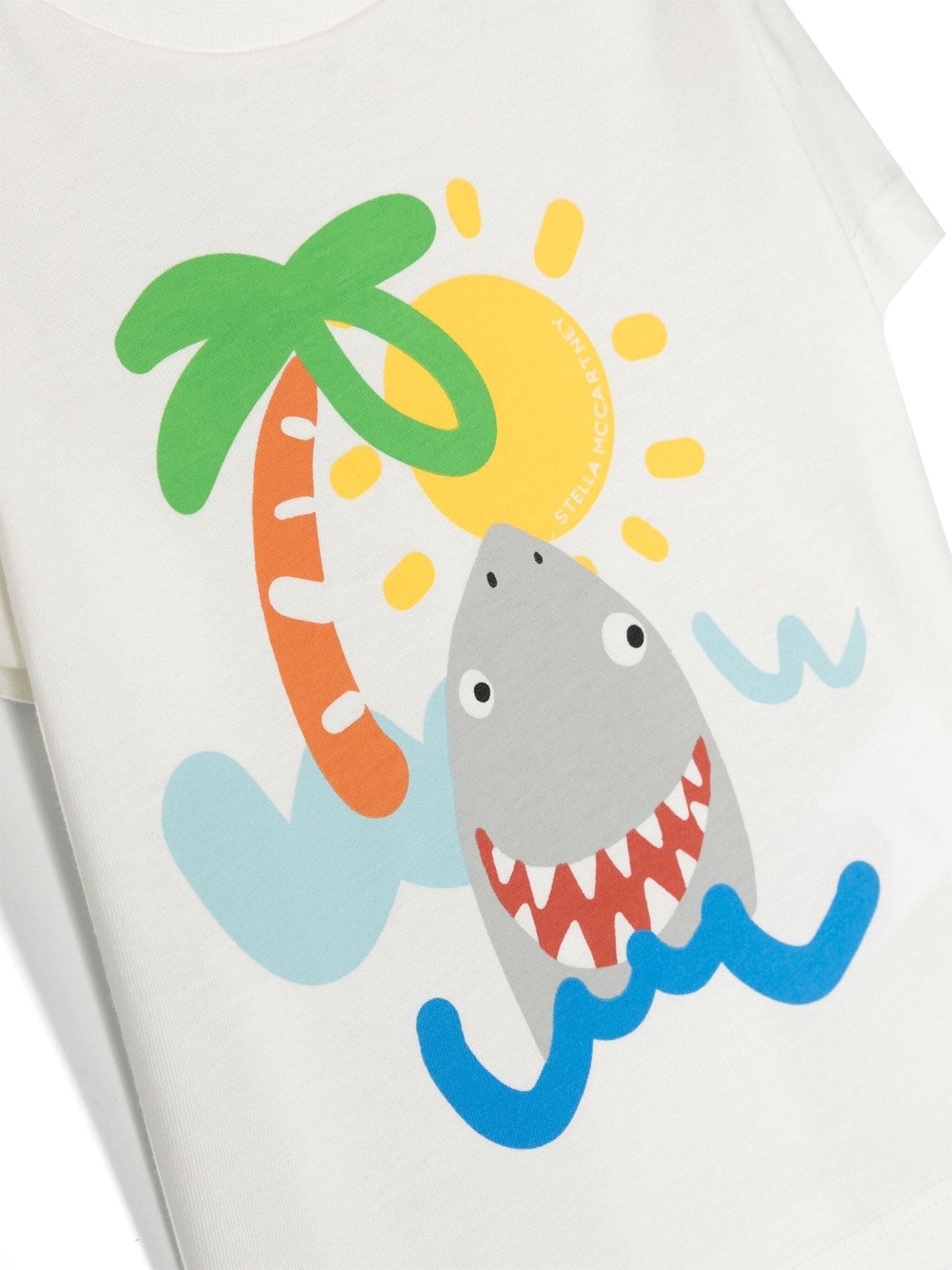 T - SHIRT CON SQUALO STELLA MCCARTNEY - Angel Luxury