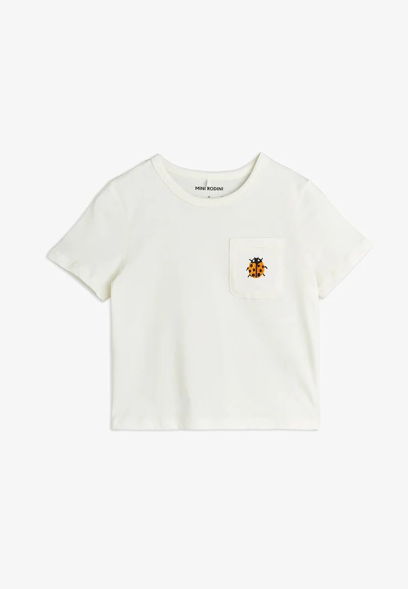 T - SHIRT CON TASCHINO COCCINELLA MINI RODINI - Angel Luxury