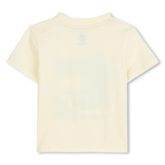 T - SHIRT GIALLA CON LOGO BLU TIMBERLAND - Angel Luxury