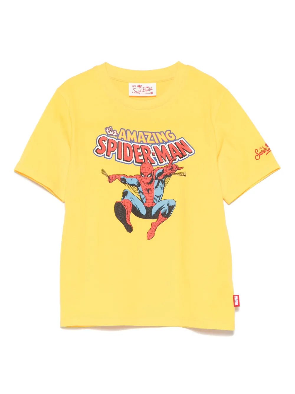 T - SHIRT GIALLA SPIDER MAN MC2 SAINT BARTH - Angel Luxury