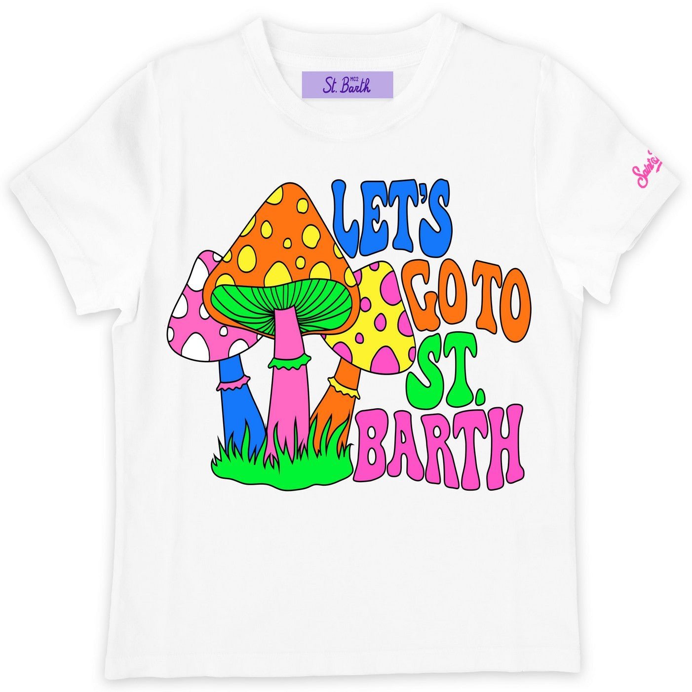 T - SHIRT LET'S GO MC2 SAINT BARTH - Angel Luxury