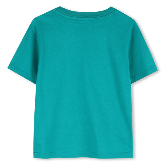 T - SHIRT OLIVA CON LOGO TENNIS CLUB KIDS AROUND - Angel Luxury