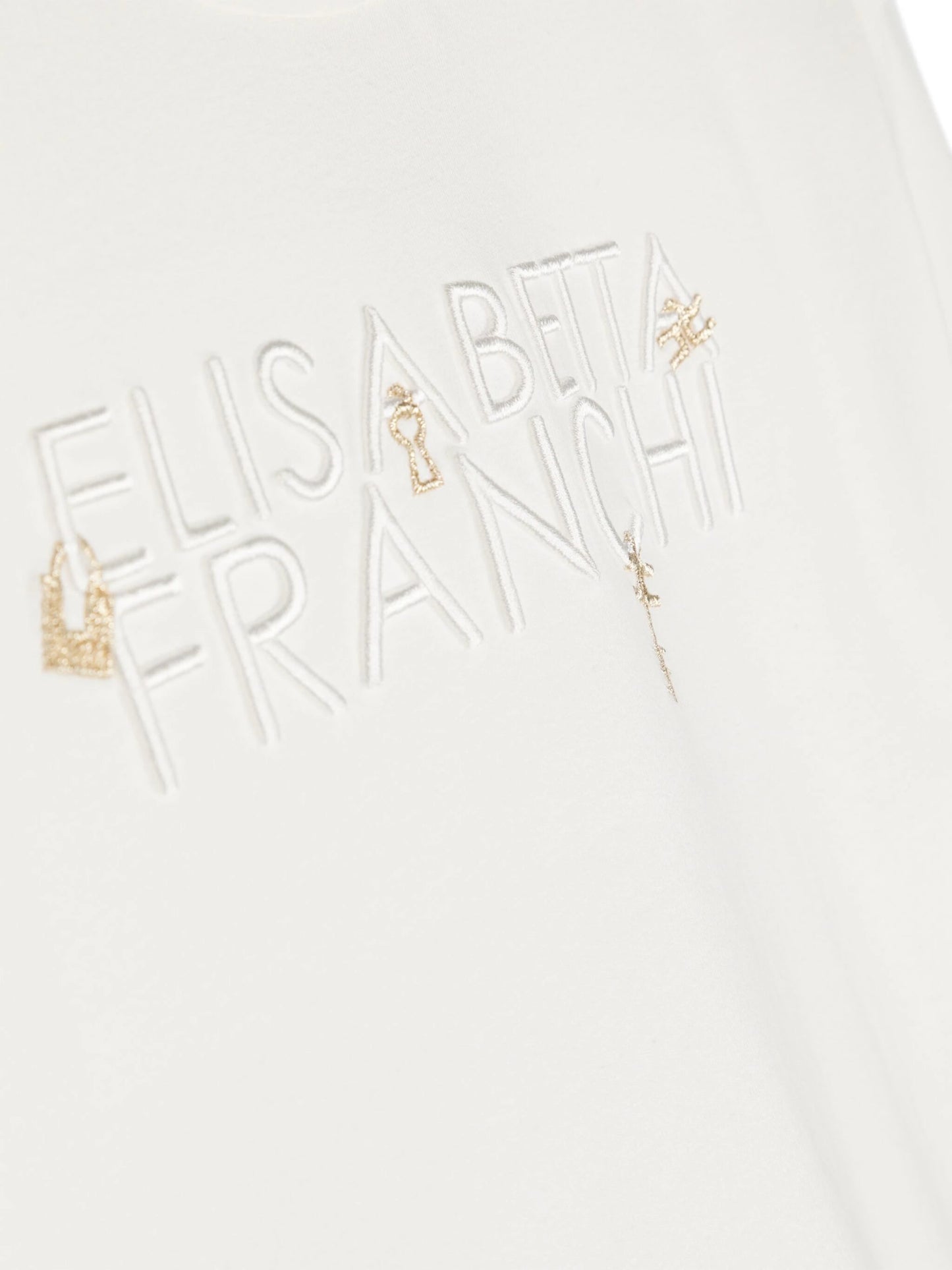 T - SHIRT PANNA ELISABETTA FRANCHI - Angel Luxury