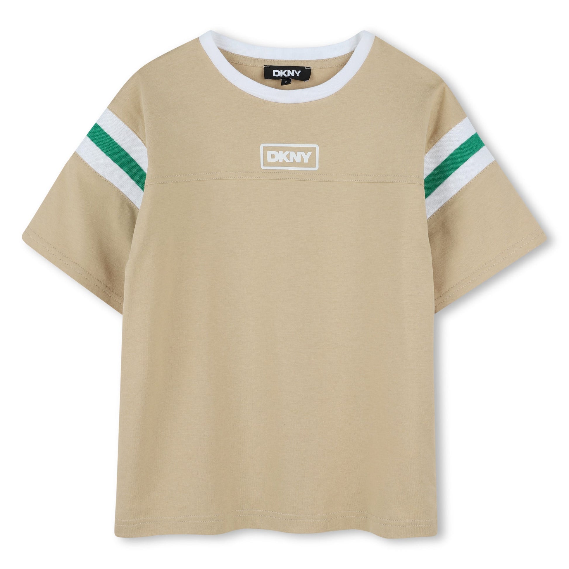T - SHIRT SABBIA CON BANDE LATERALI DKNY - Angel Luxury