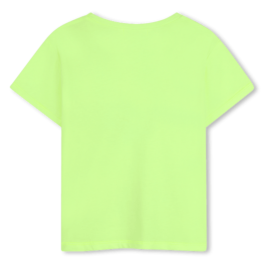 T - SHIRT VEDE FLUO CON STAMPA BILLIEBLUSH - Angel Luxury