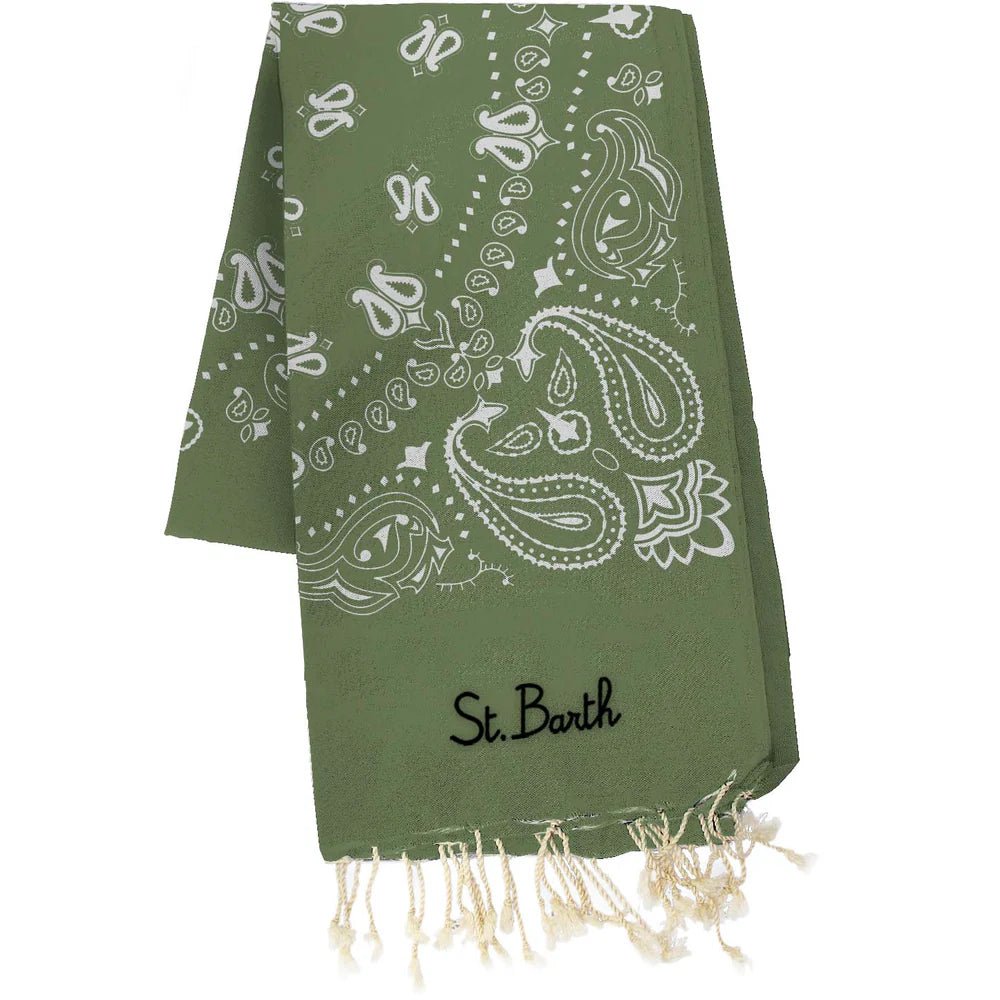 TELO MARE BANDANA VERDE MC2 SAINT BARTH - Angel Luxury
