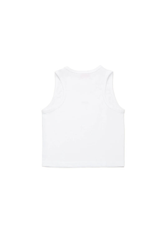TOP SMANICATO BIANCO - Angel Luxury