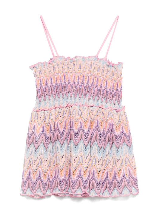 TOP TRAFORATO MULTICOLOR MC2 SAINT BARTH - Angel Luxury