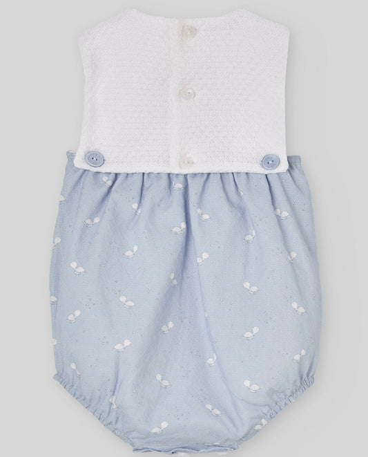 TUTINA AZZURRA E BIANCA NEONATO PAZ RODRIGUEZ - Angel Luxury