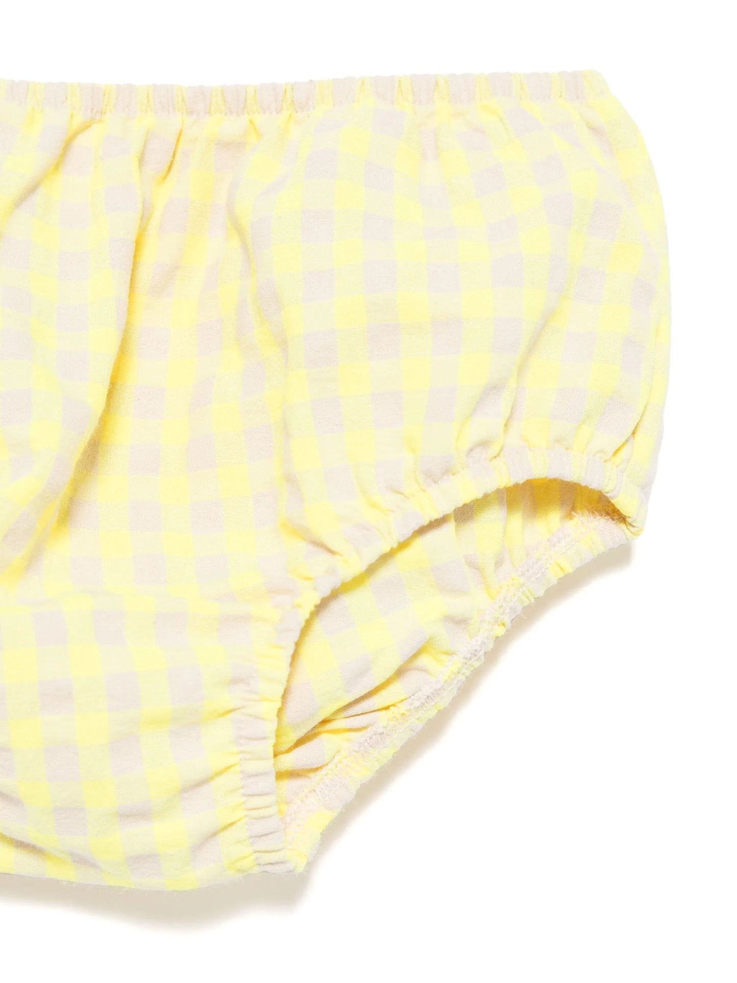 VESTITO A QUADRI GIALLO TEDDY & MINOU - Angel Luxury