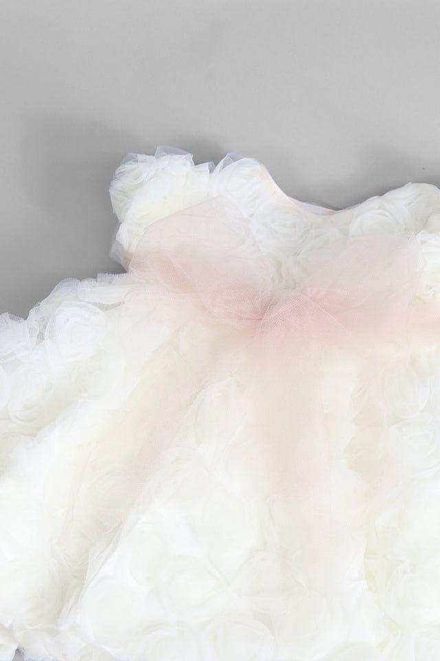 Abitino La Stupenderia avorio con fiori - Angel Luxury