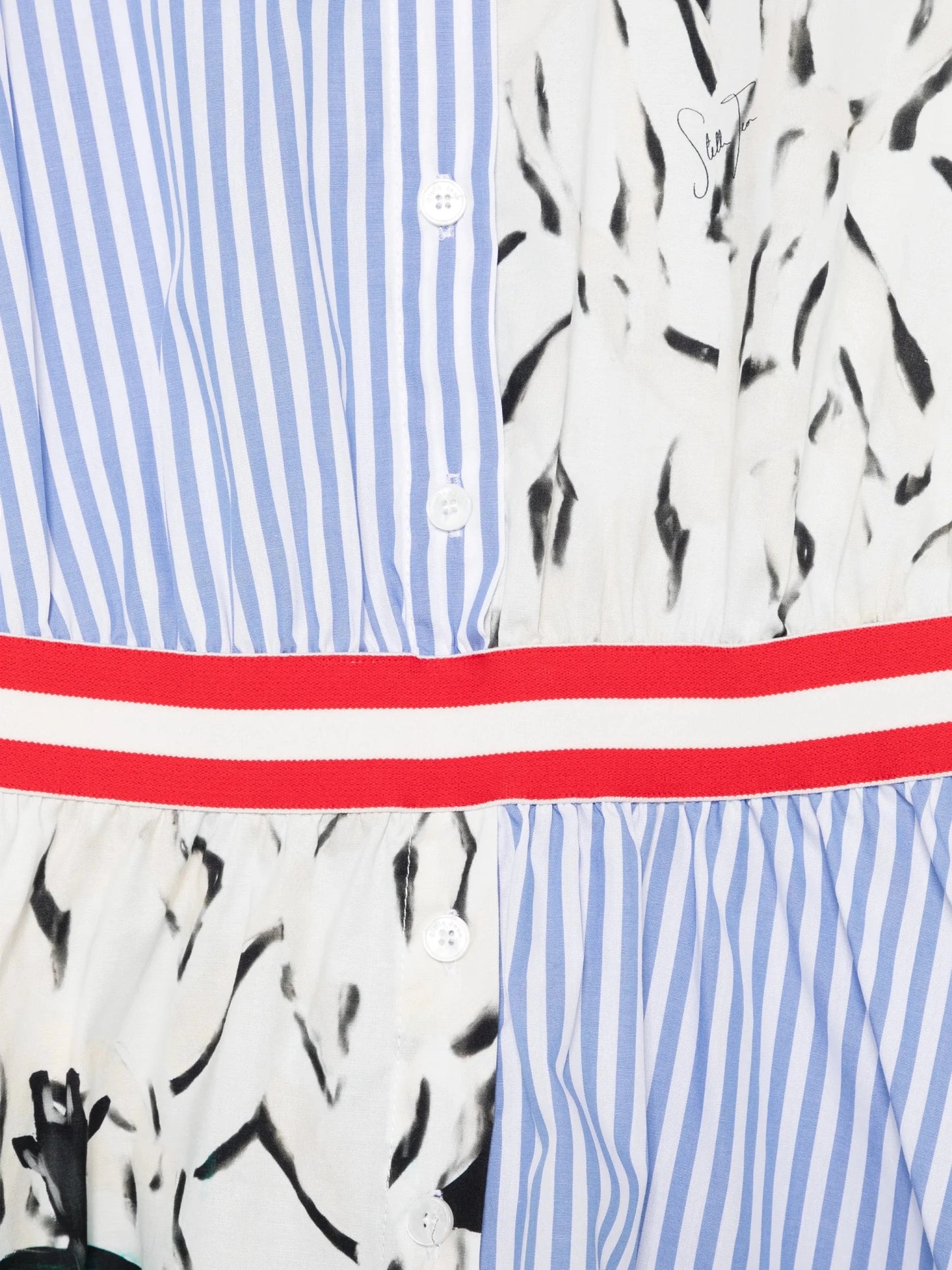 ABITO A CAMICIA A RIGHE CON FANTASIA STELLA JEAN - Angel Luxury