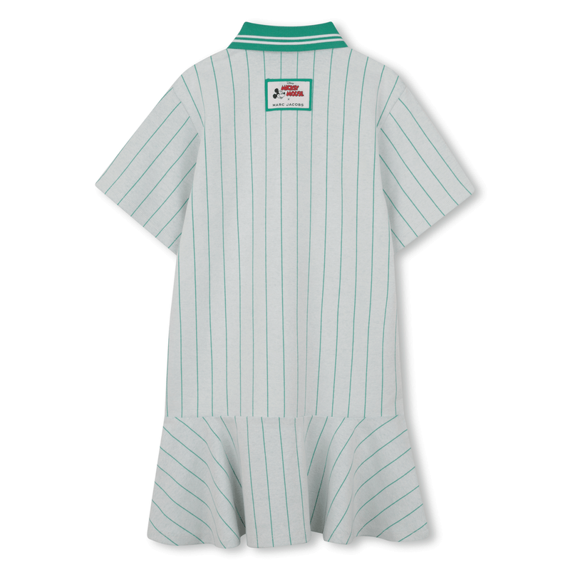 ABITO A POLO RIGHE VERDI CON STAMPA MACR JACOBS - Angel Luxury