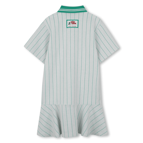 ABITO A POLO RIGHE VERDI CON STAMPA MACR JACOBS - Angel Luxury