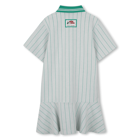 ABITO A POLO RIGHE VERDI CON STAMPA MACR JACOBS - Angel Luxury
