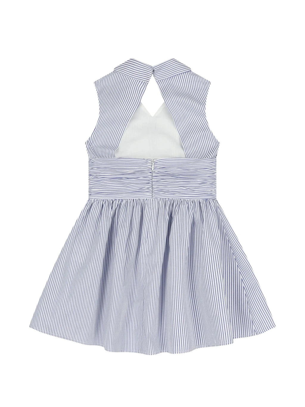 ABITO A RIGHE BIANCO E BLU ELISABETTA FRANCHI - Angel Luxury