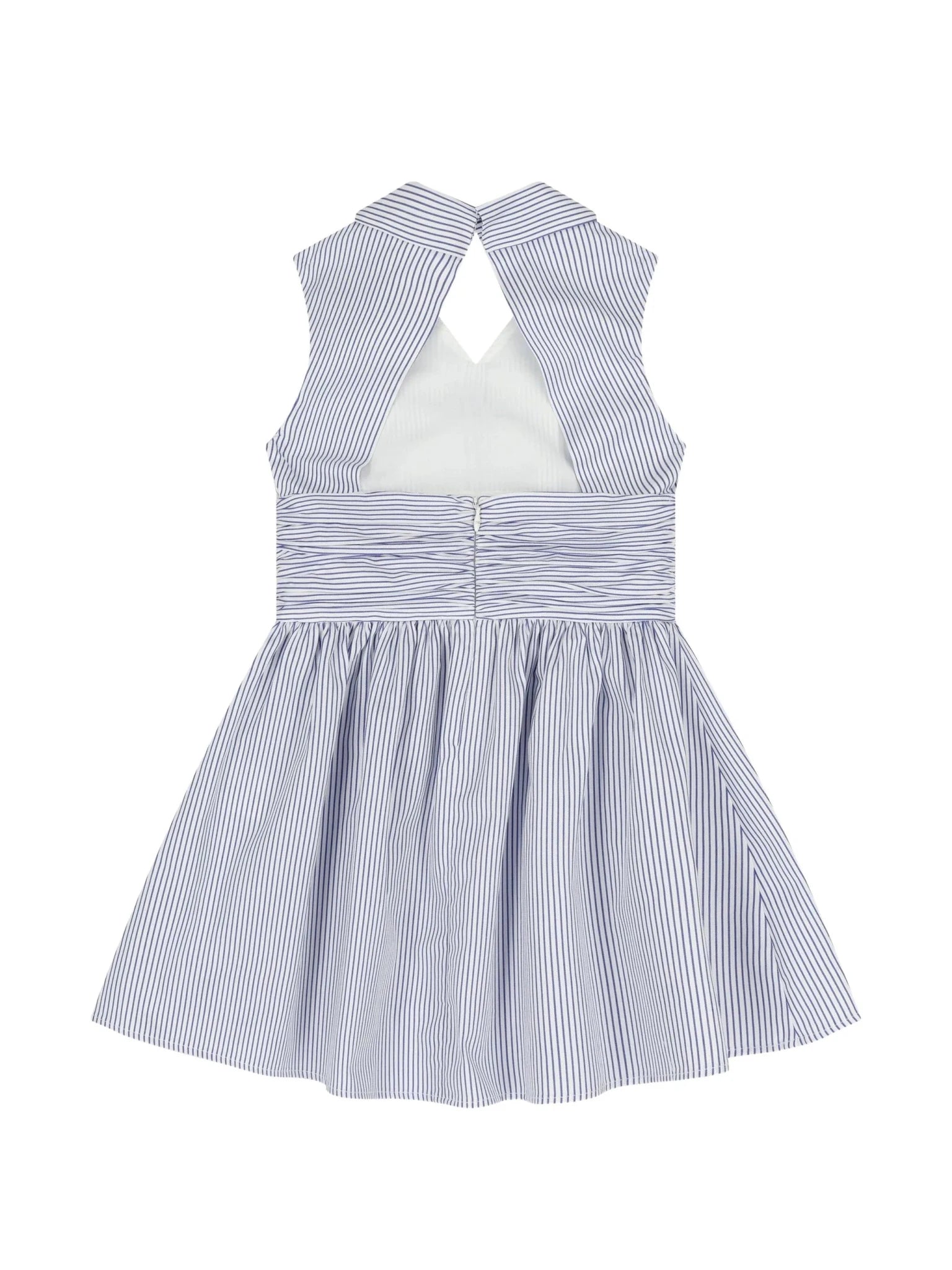 ABITO A RIGHE BIANCO E BLU ELISABETTA FRANCHI - Angel Luxury