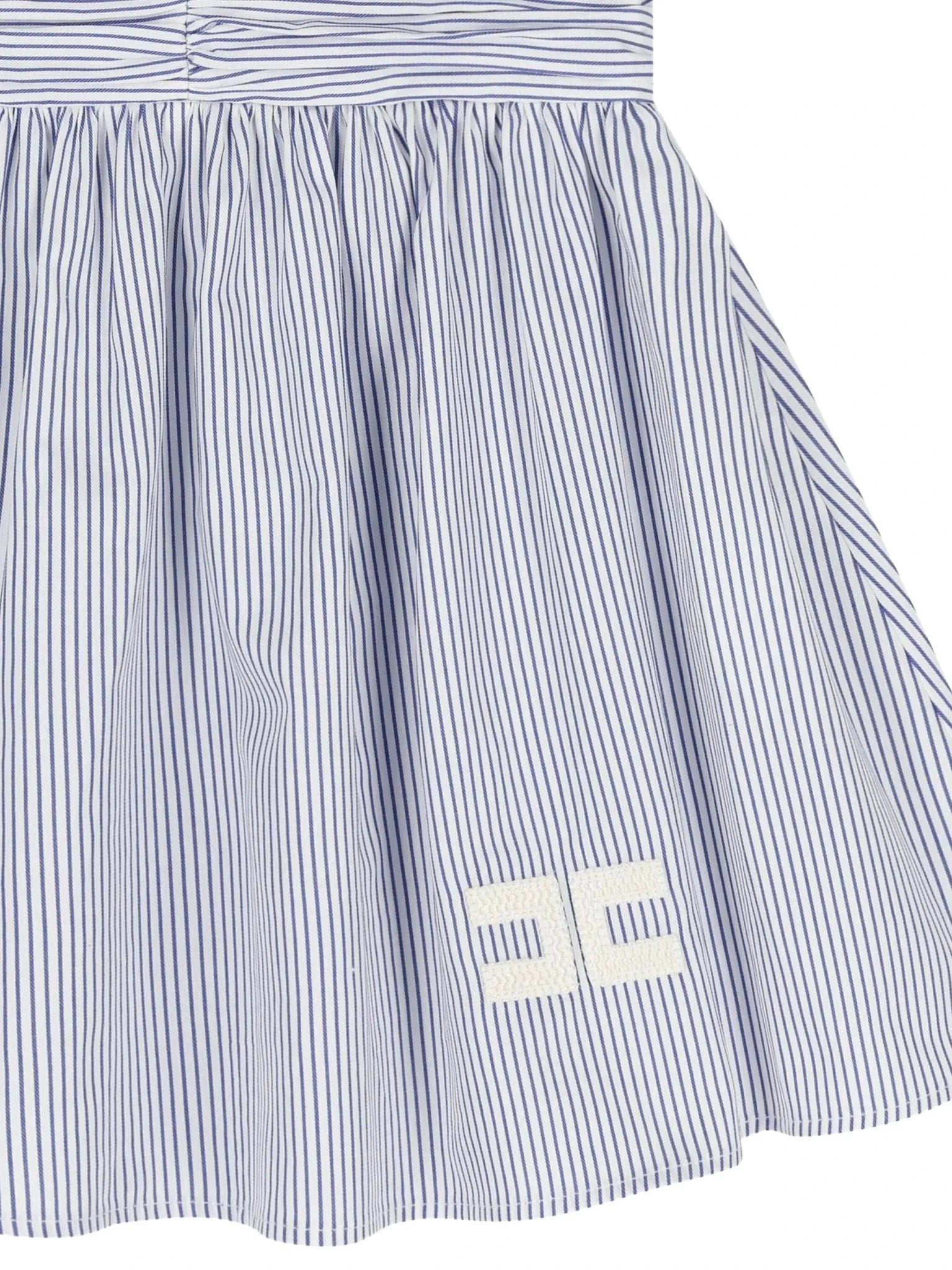 ABITO A RIGHE BIANCO E BLU ELISABETTA FRANCHI - Angel Luxury