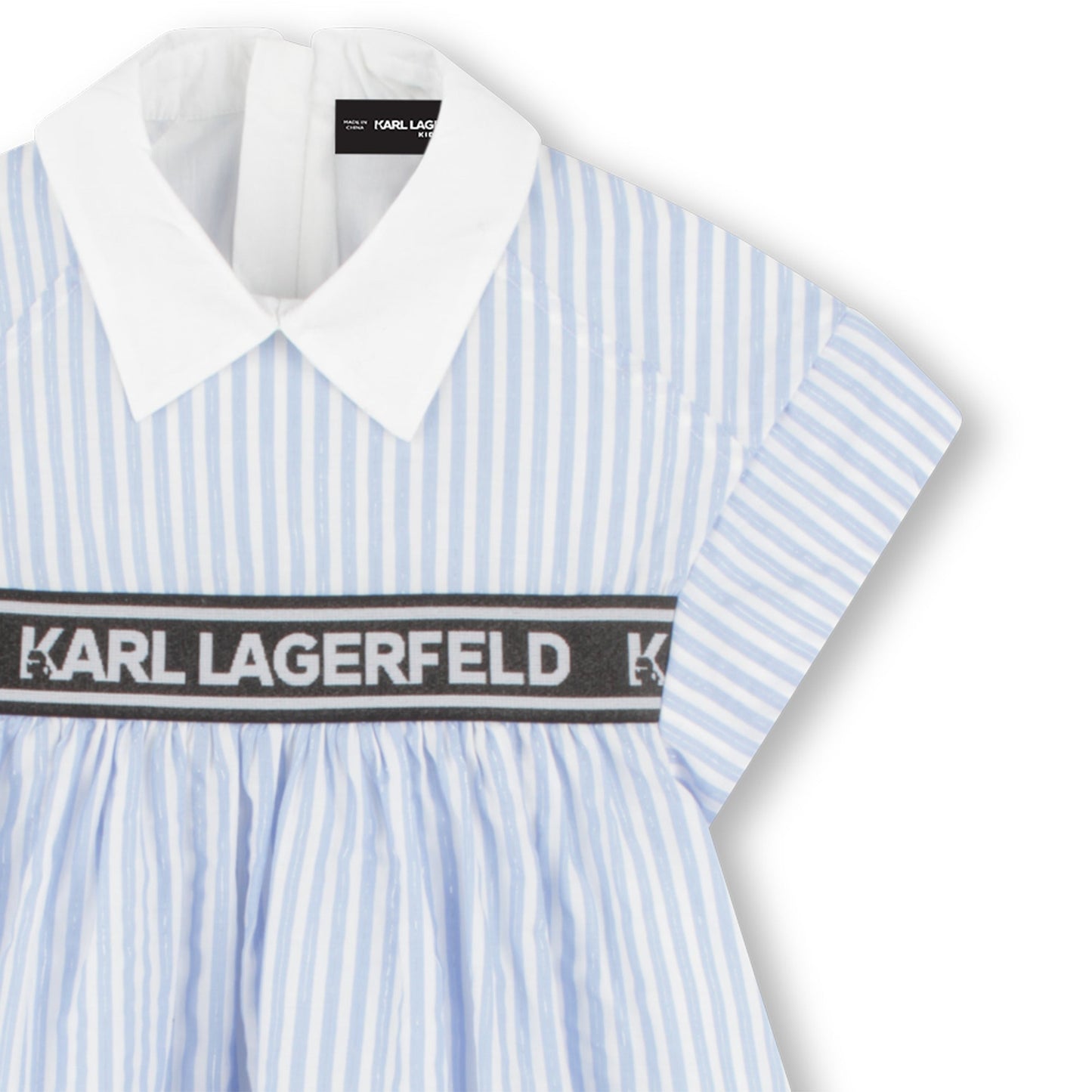 ABITO A RIGHE BIANCO/BLU KARL LAGERFELD - Angel Luxury