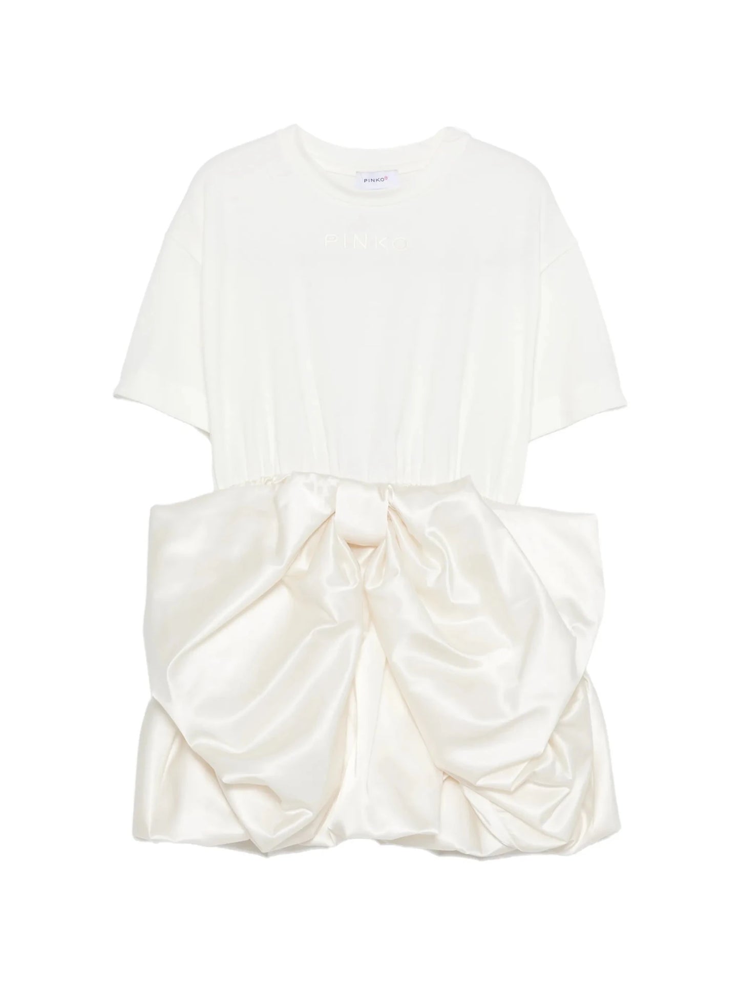 ABITO BIANCO CON FIOCCO PINKO - Angel Luxury