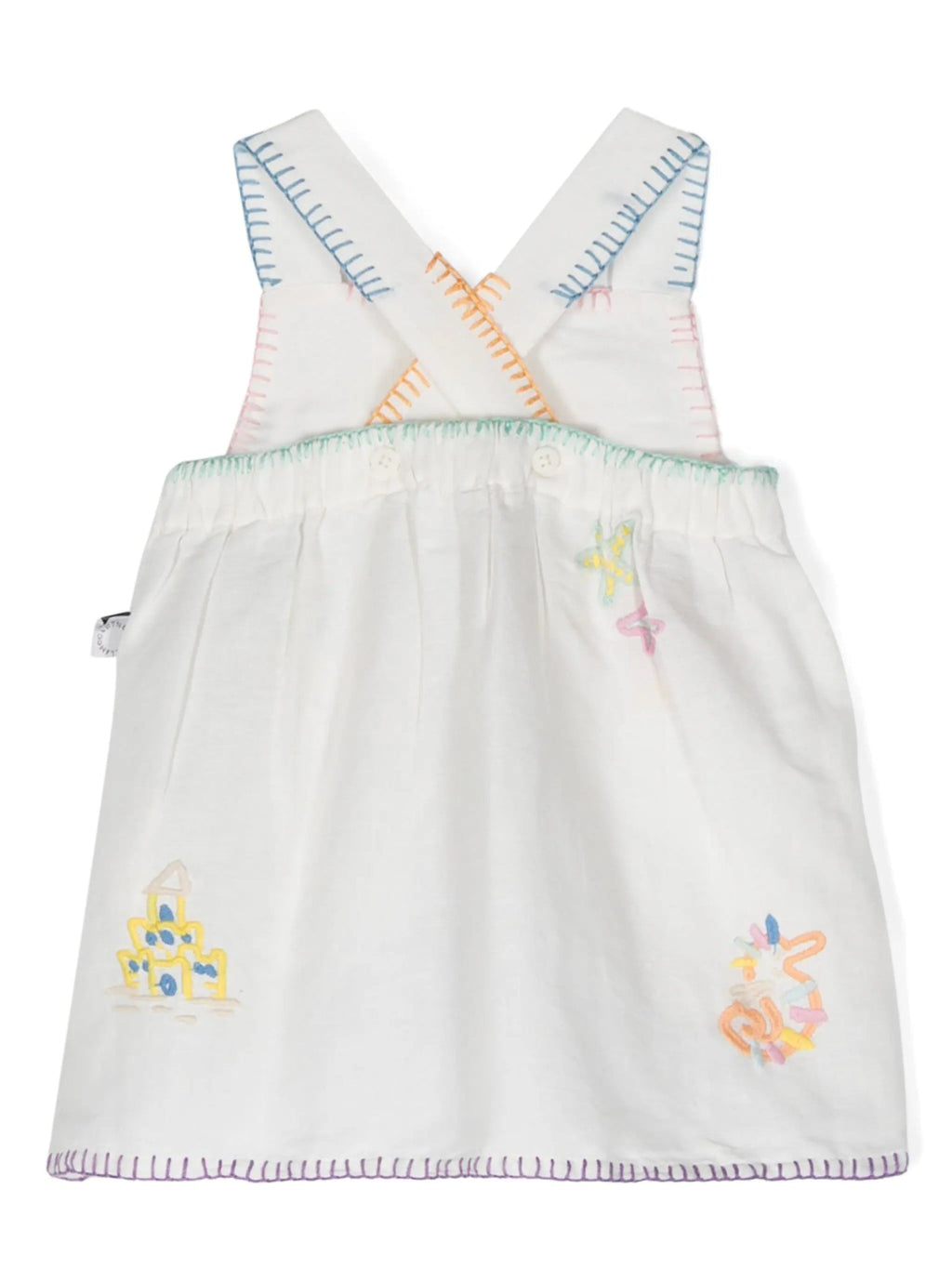 ABITO BIANCO CON RICAMO STELLA MCCARTNEY - Angel Luxury