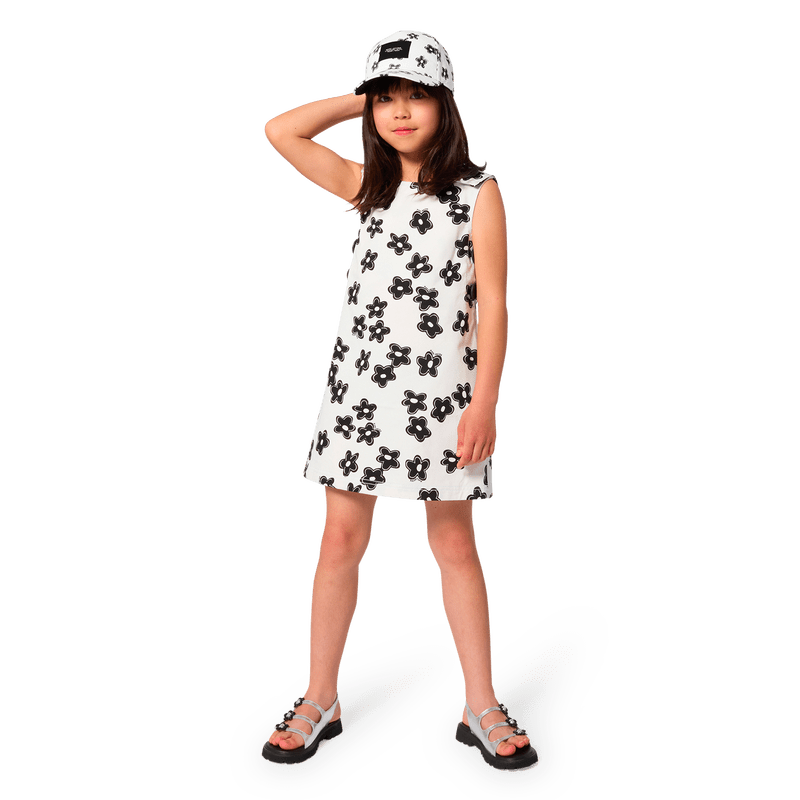 ABITO BIANCO CON STAMPA FLOREALE NERA MARC JACOBS - Angel Luxury