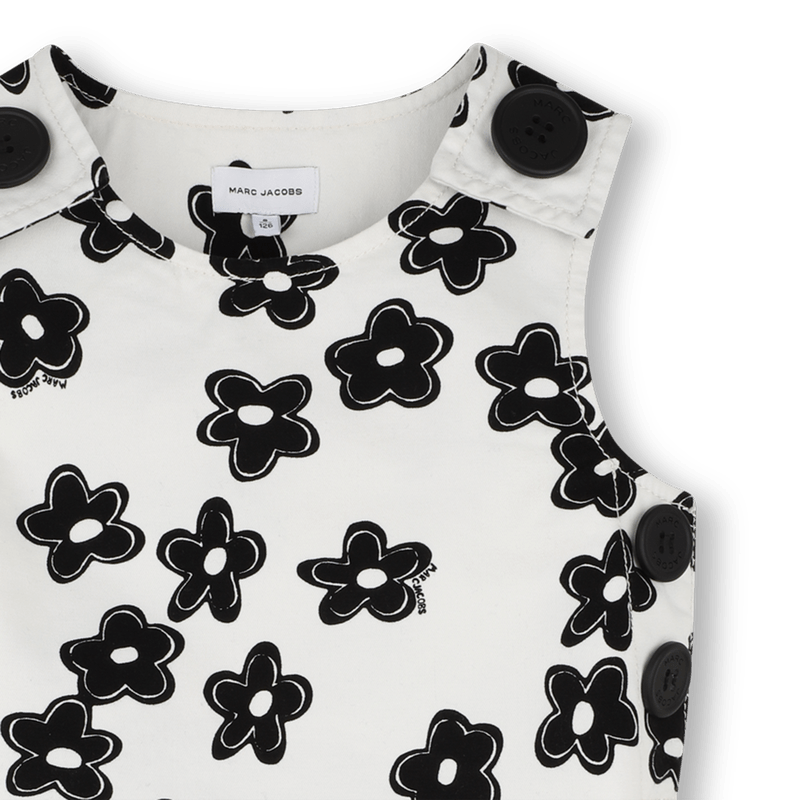 ABITO BIANCO CON STAMPA FLOREALE NERA MARC JACOBS - Angel Luxury