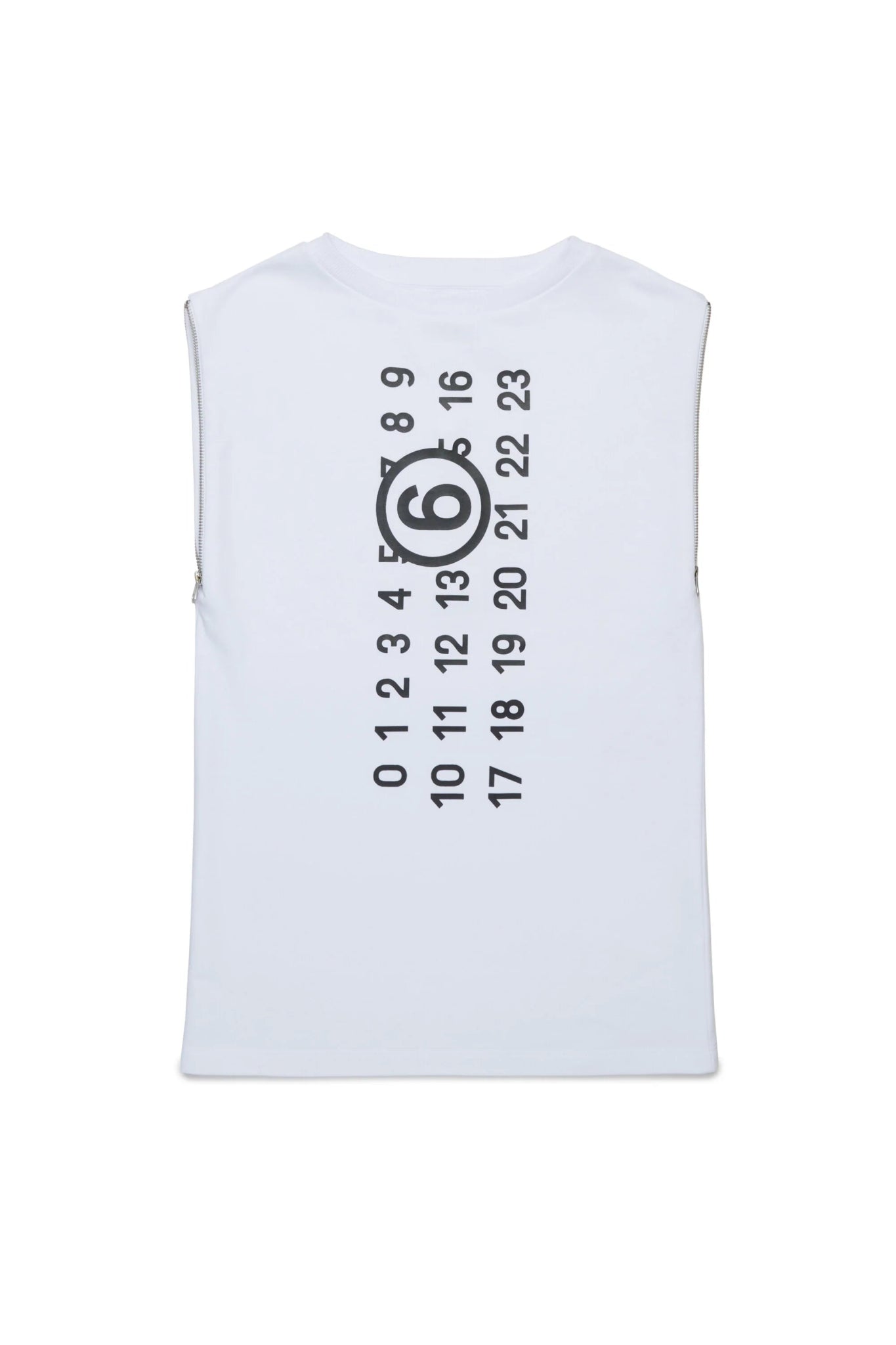 ABITO BIANCO SMANICATO CON LOGO NUMERICO MAISON MARGIELA - Angel Luxury