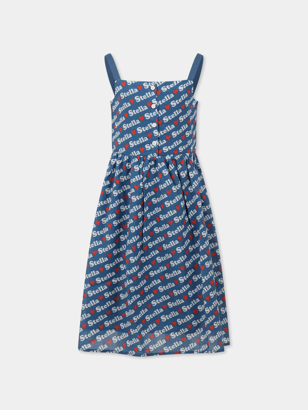 ABITO BLU LOGATO BIANCO STELLA MCCARTNEY - Angel Luxury