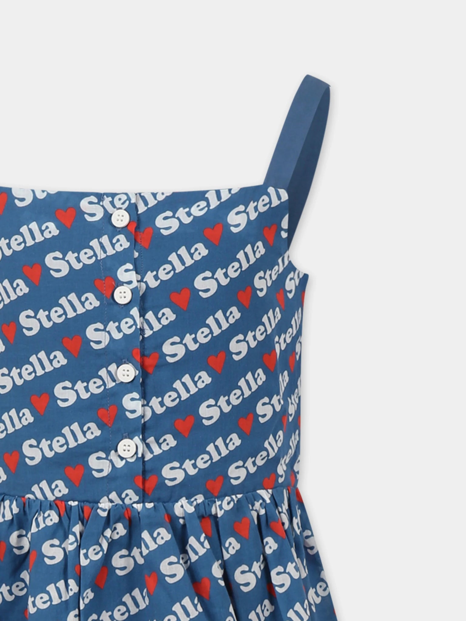 ABITO BLU LOGATO BIANCO STELLA MCCARTNEY - Angel Luxury
