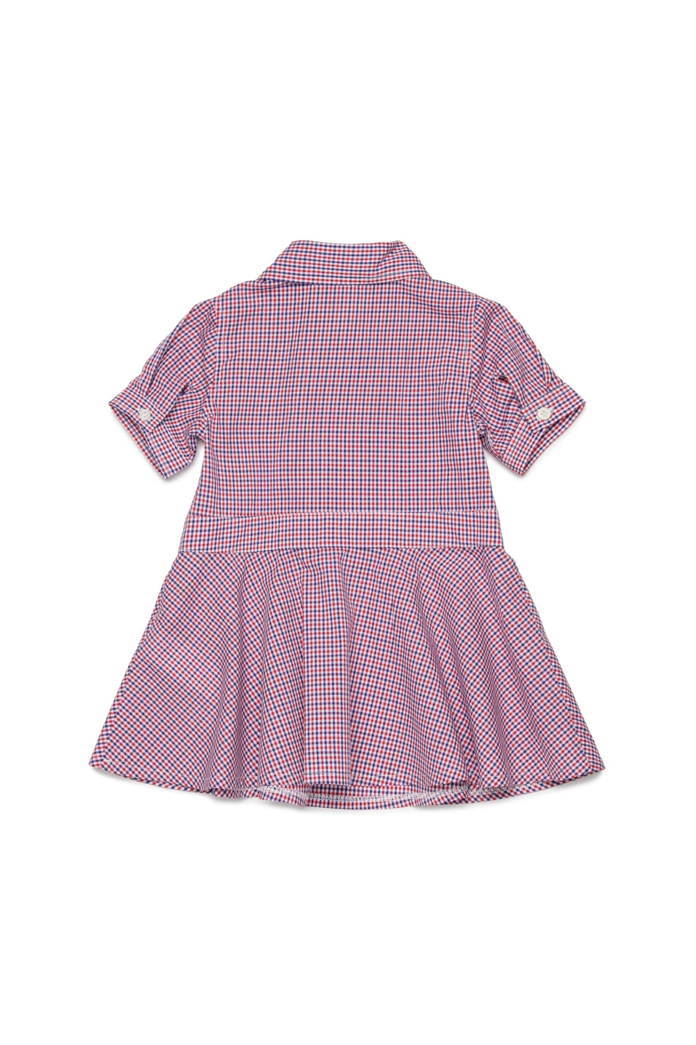 ABITO CAMICIA A QUADRETTI CON TASCHINO SUL DAVANTI E LOGATO NERO DSQUARED2 - Angel Luxury