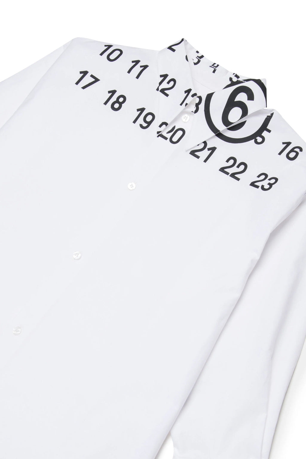 ABITO CAMICIA BIANCA CON LOGO SUL RETRO MAISON MARGIELA - Angel Luxury